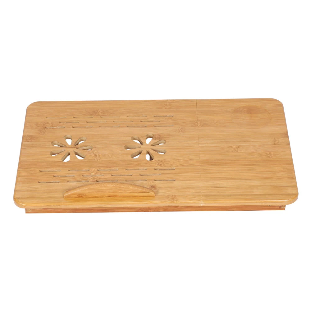 Adjustable Bamboo Laptop Bed Desk Portable Book Reading Tray Stand Dormitory Shelf