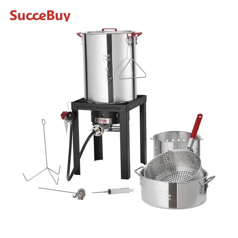 SucceBuy Propane Turkey Fryer Burner Complete Kit Outdoor