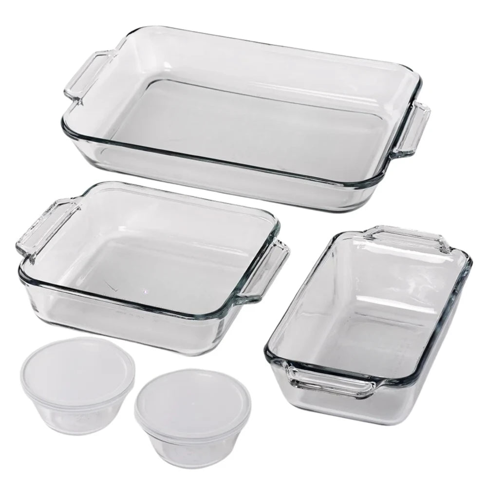 Hign Concerned Glass Bakeware Set For Oven Cooking Everyday