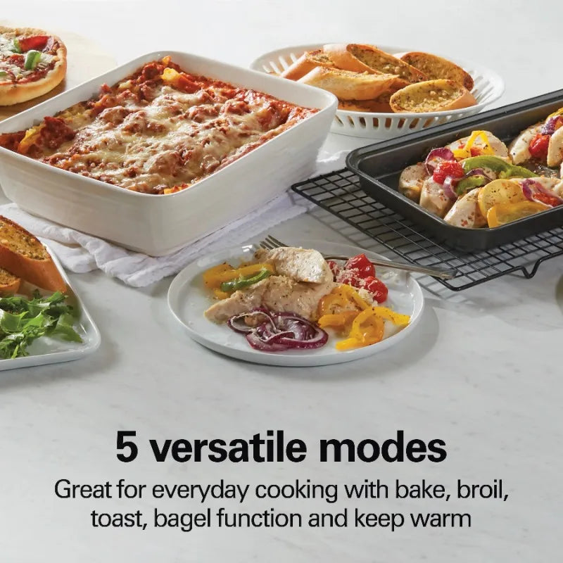 Hamilton Beach 4 Slice Toaster Oven with 5 Versatile Cooking Modes