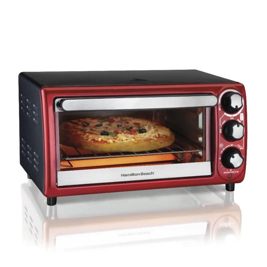 Hamilton Beach 4 Slice Toaster Oven with 5 Versatile Cooking Modes