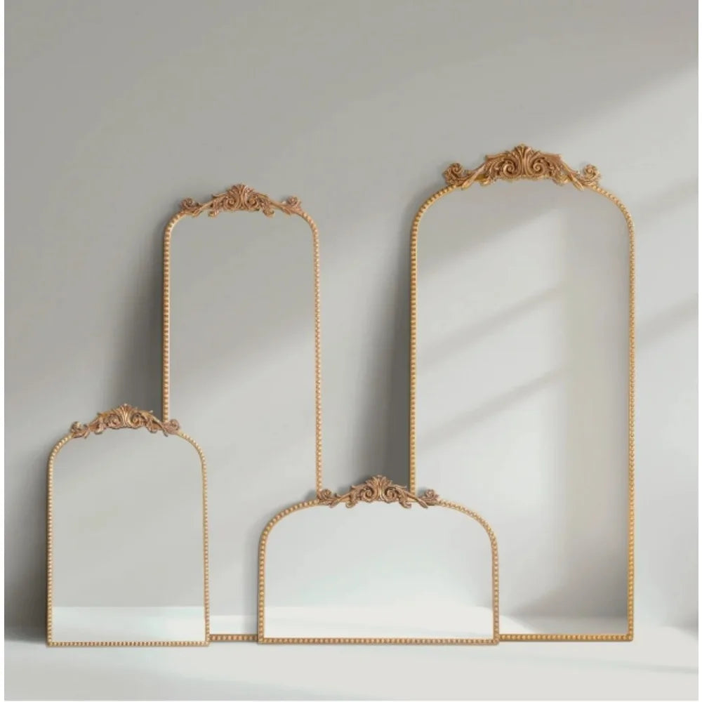 24" x 34" Traditional Arched Decorative Mirror for Home, Living Room, Hallway
