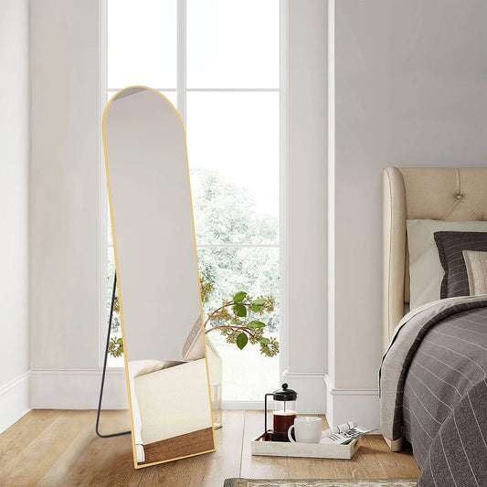 JHK Full Body Wall Mirror Aluminum Alloy Frame For Bathroom