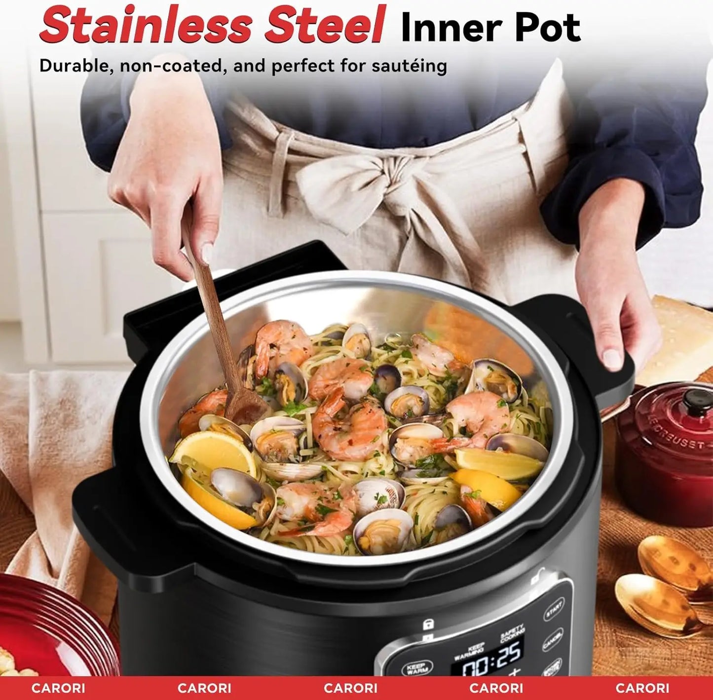 Iosn 9 In 1 Electric Pressure Cooker Programmable Digital