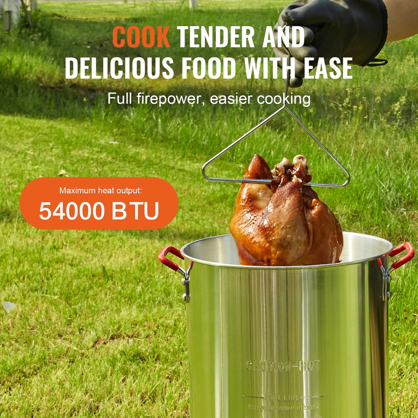 SucceBuy Propane Turkey Fryer Burner Complete Kit Outdoor