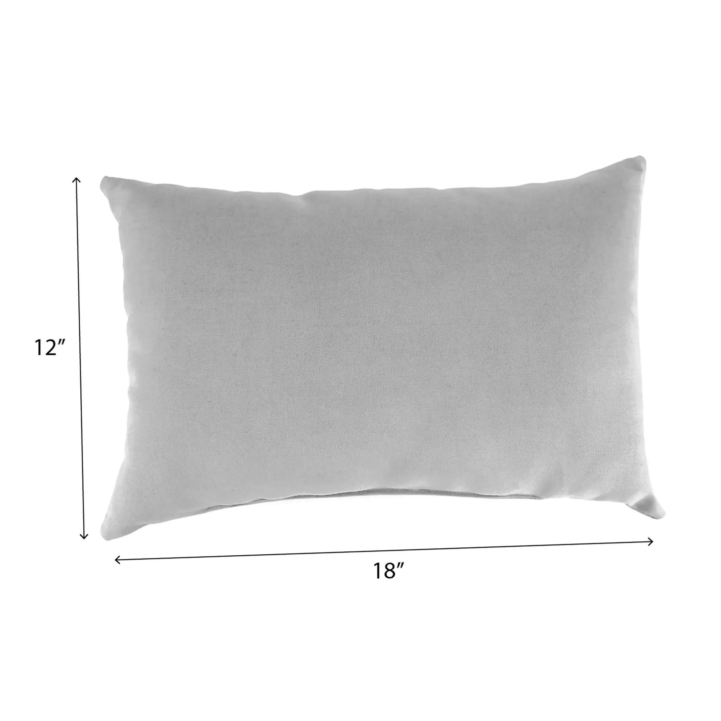 Outdoor Black Stripe Lumbar Throw Pillows Set of Two