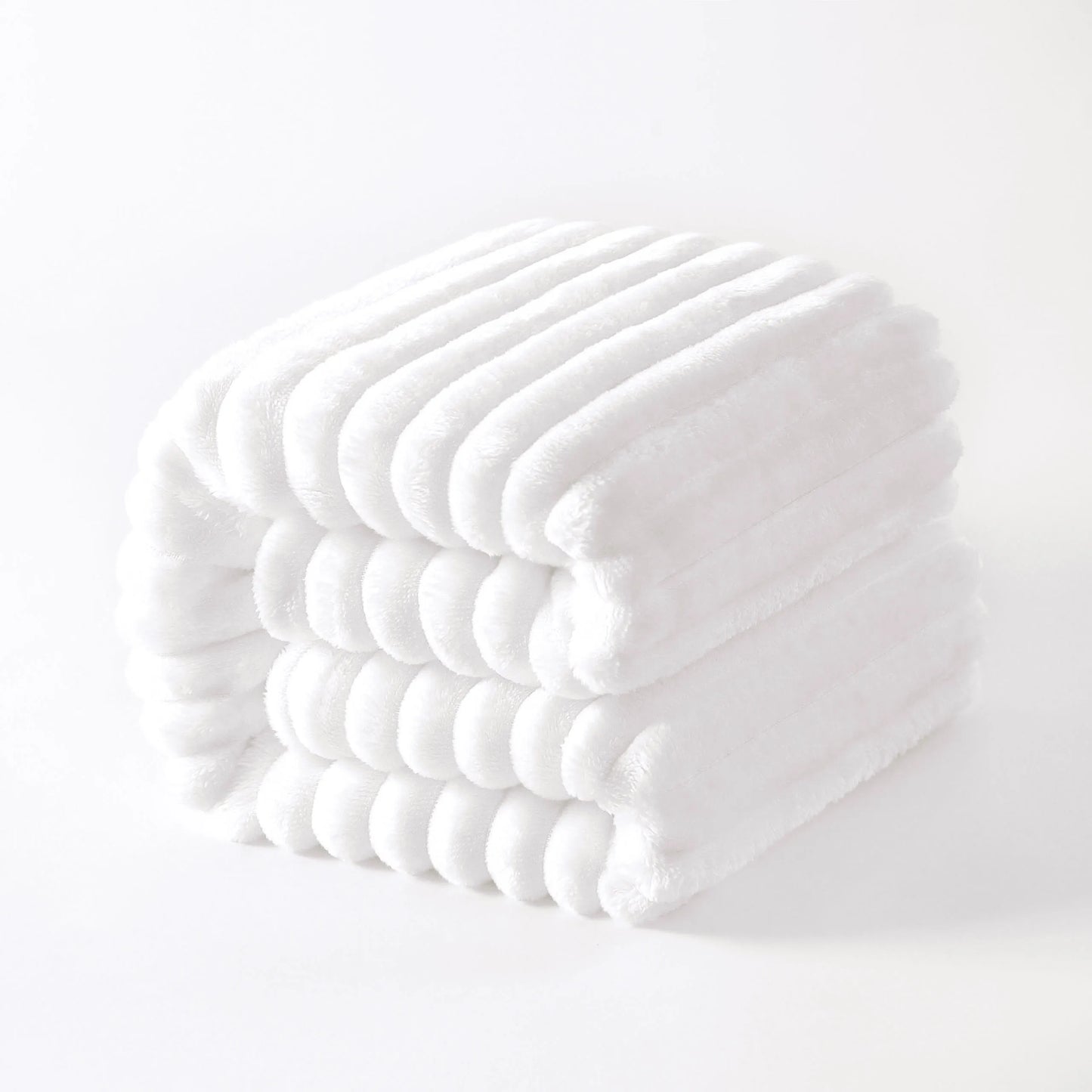 Ntbay Plush Flannel Fleece Blanket, Soft Lightweight Fuzzy Luxury Bed Blanket for Couch Sofa Bed
