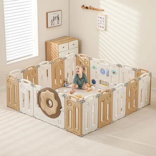 SHXIH Foldable Playpen for Babies and Toddlers