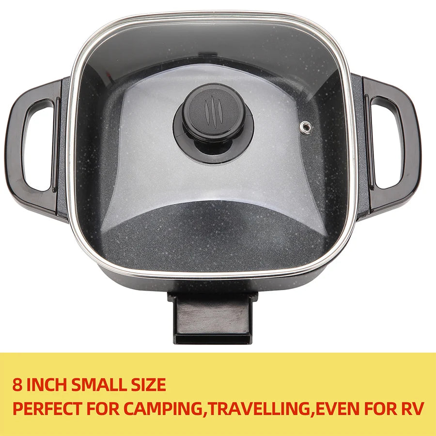 Hign-Concerned Electric Frying Pan Nonstick Hot Pot