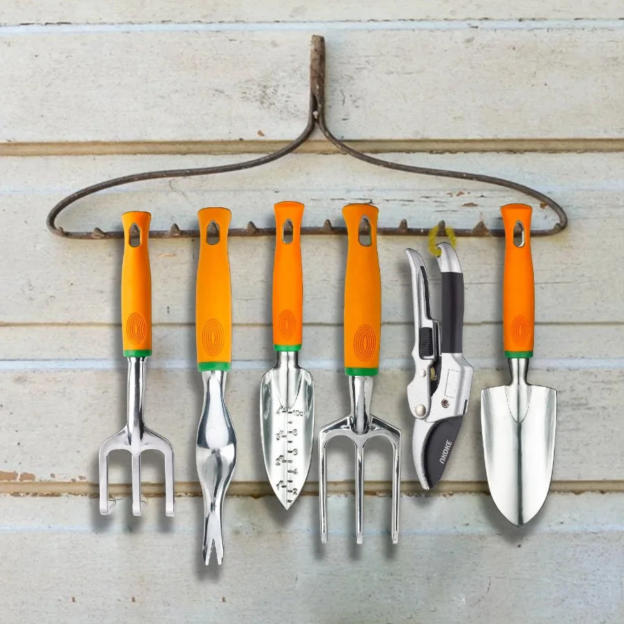 Hign Concerned Aluminum Garden Tool Set Apron With Pocket