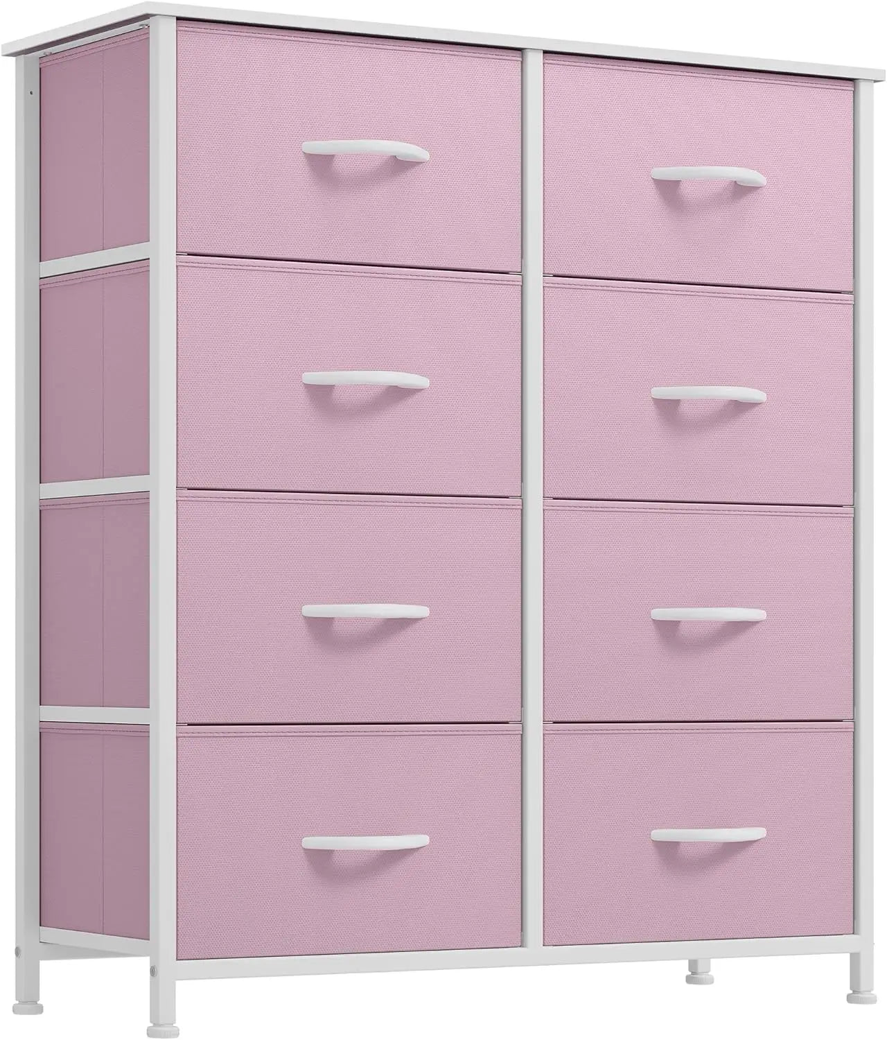Hign Concerned Fabric Tall Dresser Tower With Eight Drawers
