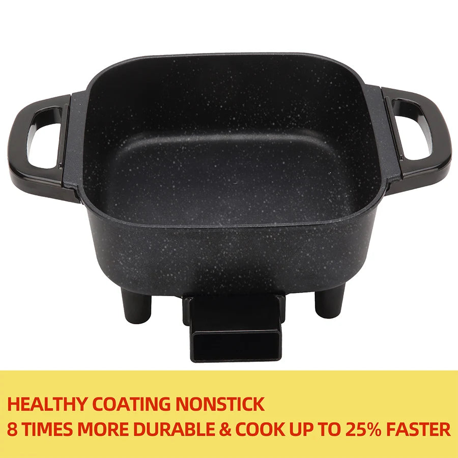 Hign-Concerned Electric Frying Pan Nonstick Hot Pot