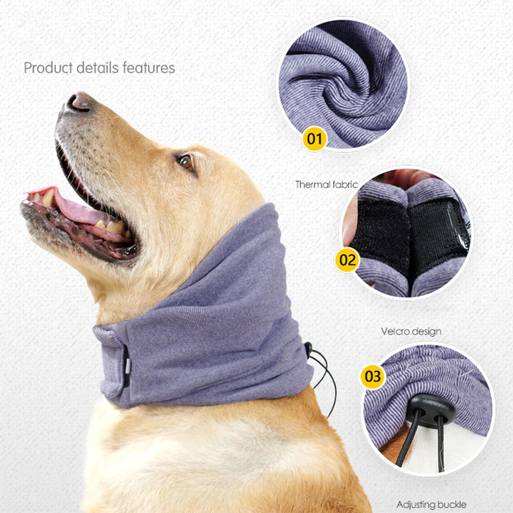 Shunmaii Dog Snood Ear Muffs Noise Proof Washable Warmer