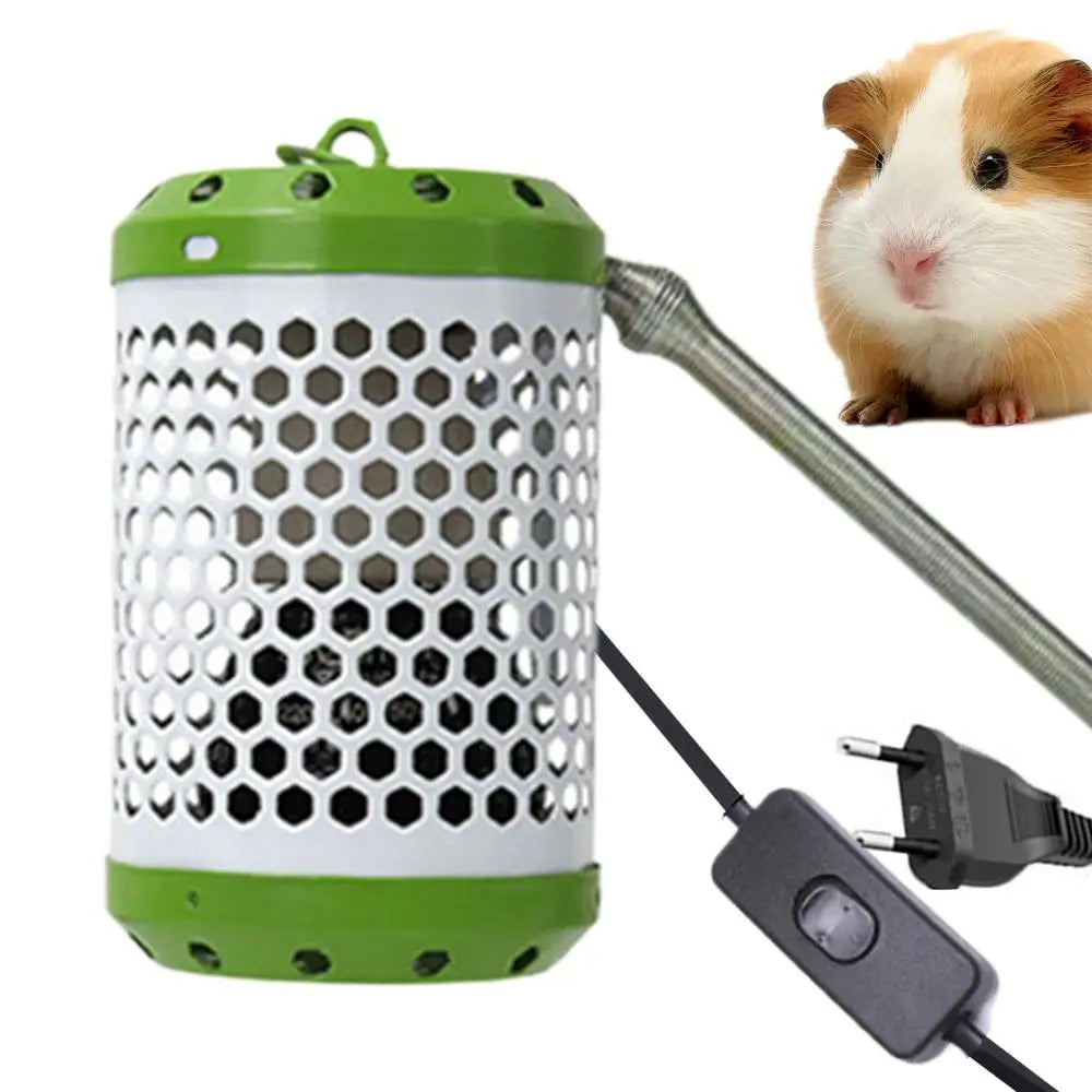 Heat Lamp Protector Cage Anti-Scald Heating Lamp Holder Cage Accessories Bird Supplies Mesh Cage For Parakeets Chickens Parrots