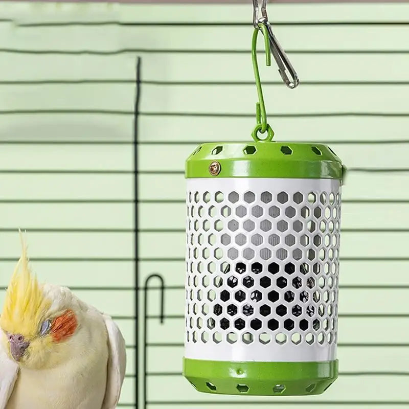 Heat Lamp Protector Cage Anti-Scald Heating Lamp Holder Cage Accessories Bird Supplies Mesh Cage For Parakeets Chickens Parrots